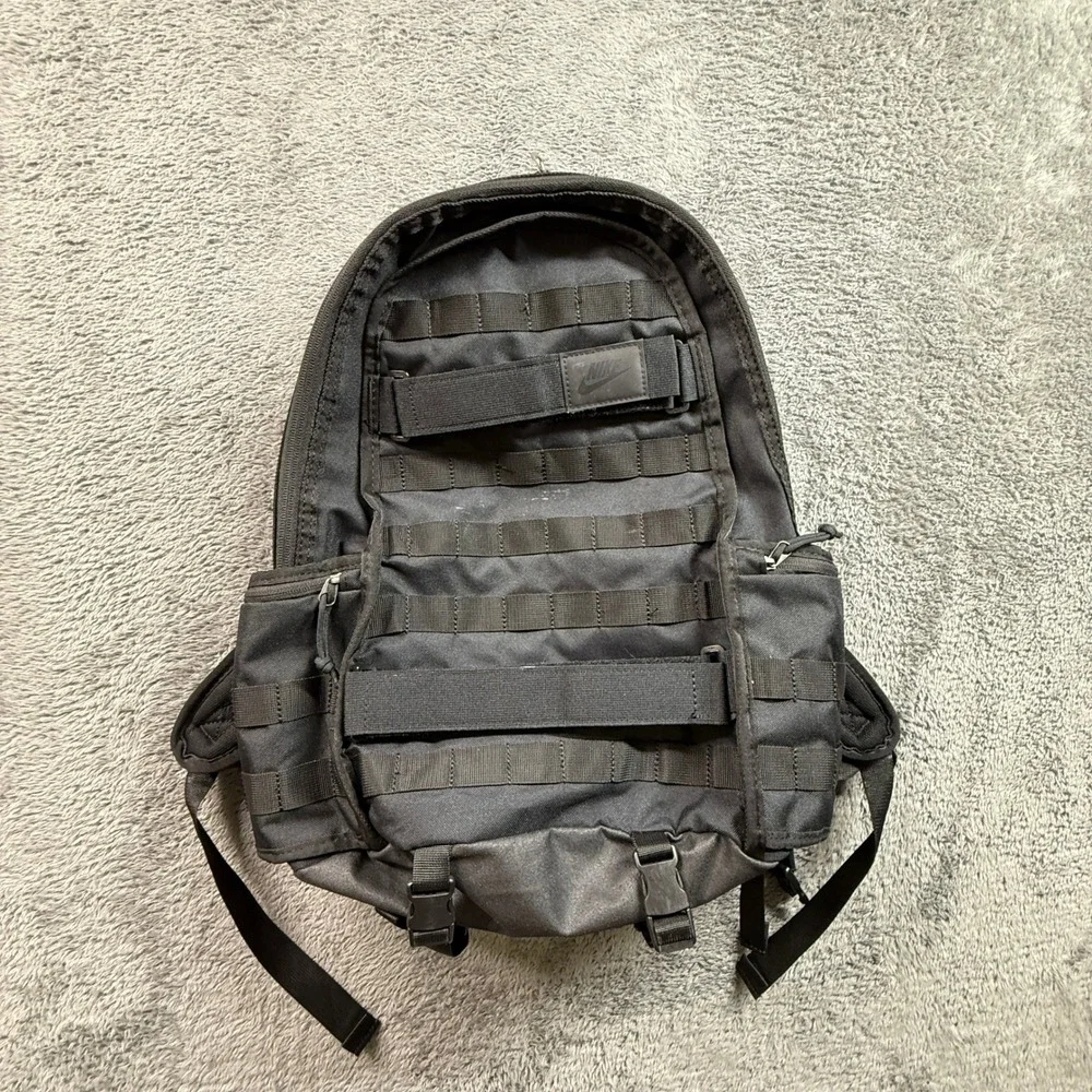 Nike SB RPM Backpack Mens OS Black Good Skateboard Straps Laptop Bag MOLLE